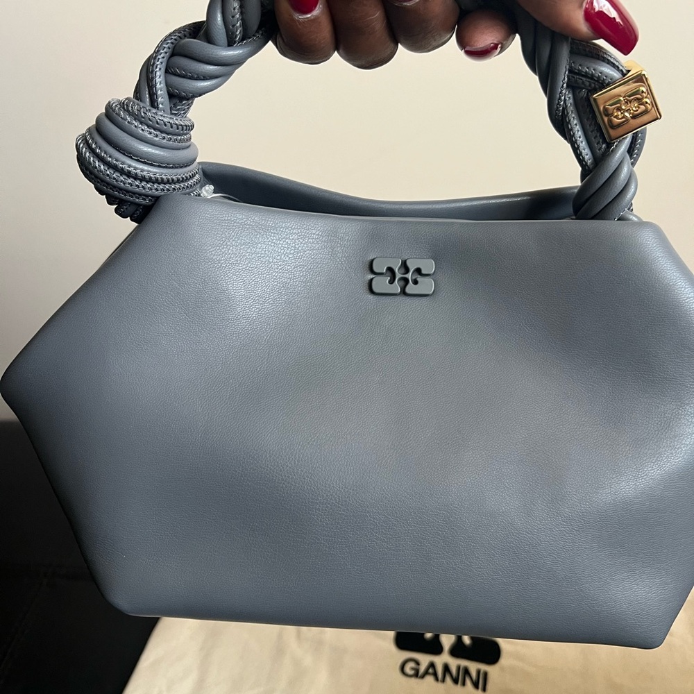 Gianni Dark Grey Small Bou Bag - Picture 3 of 16